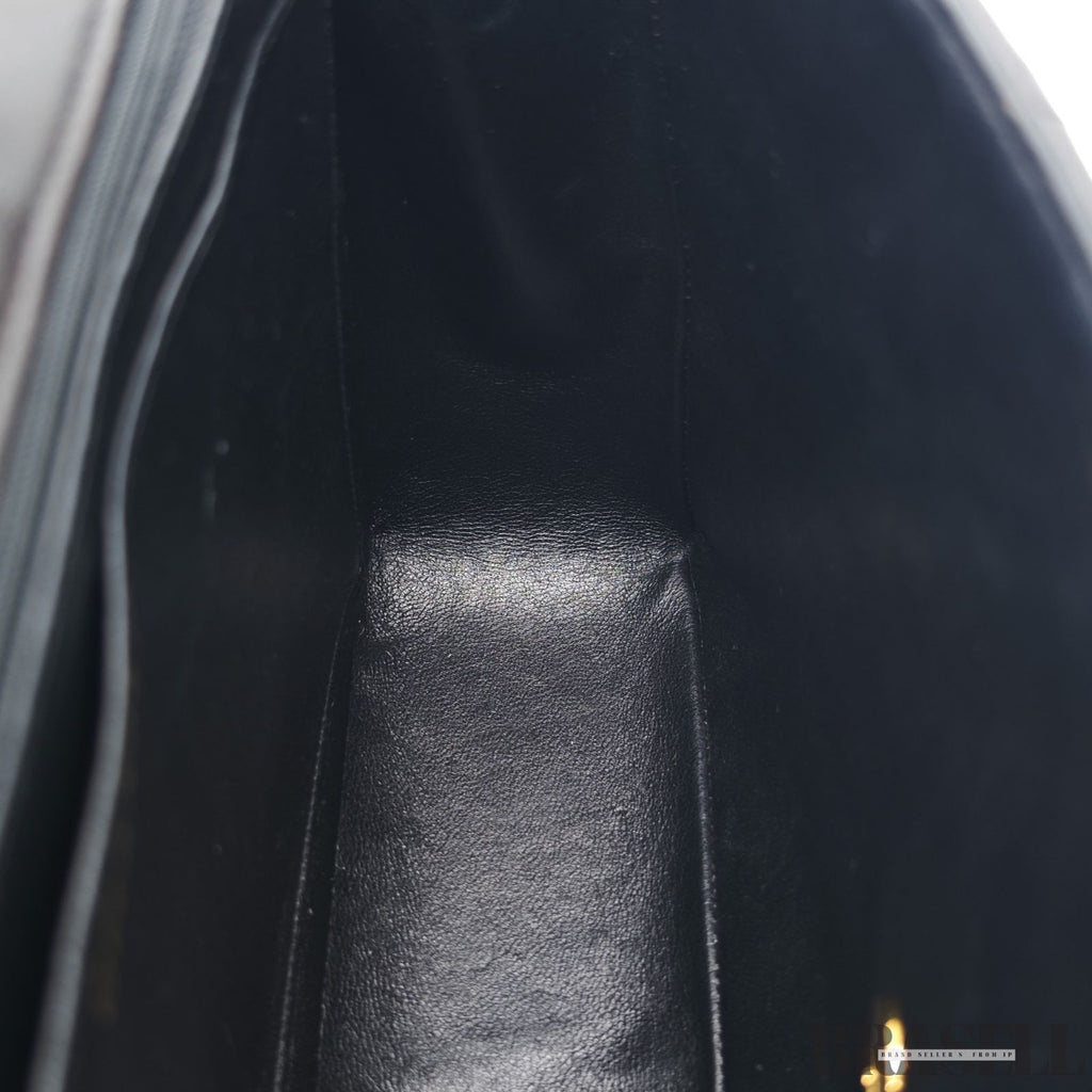 CHANEL Maxi Jumbo Matelasse 30 Shoulder Bag Chain Shoulder Bag Double Flap Black