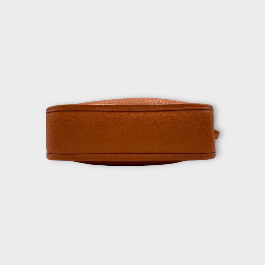 Hermès Vespa TPM Shoulder Bag Veau Epsom Orange Leather K Stamp 【B】