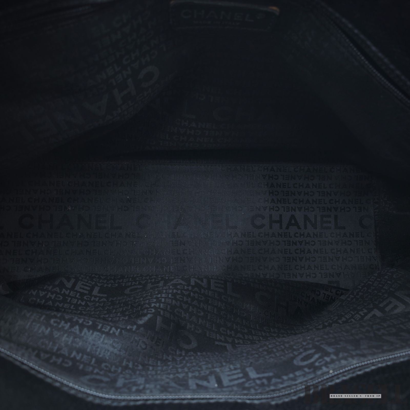 CHANEL Turnlock Caviar Skin Tote Bag Black Large CC Shoulder Bag Women's