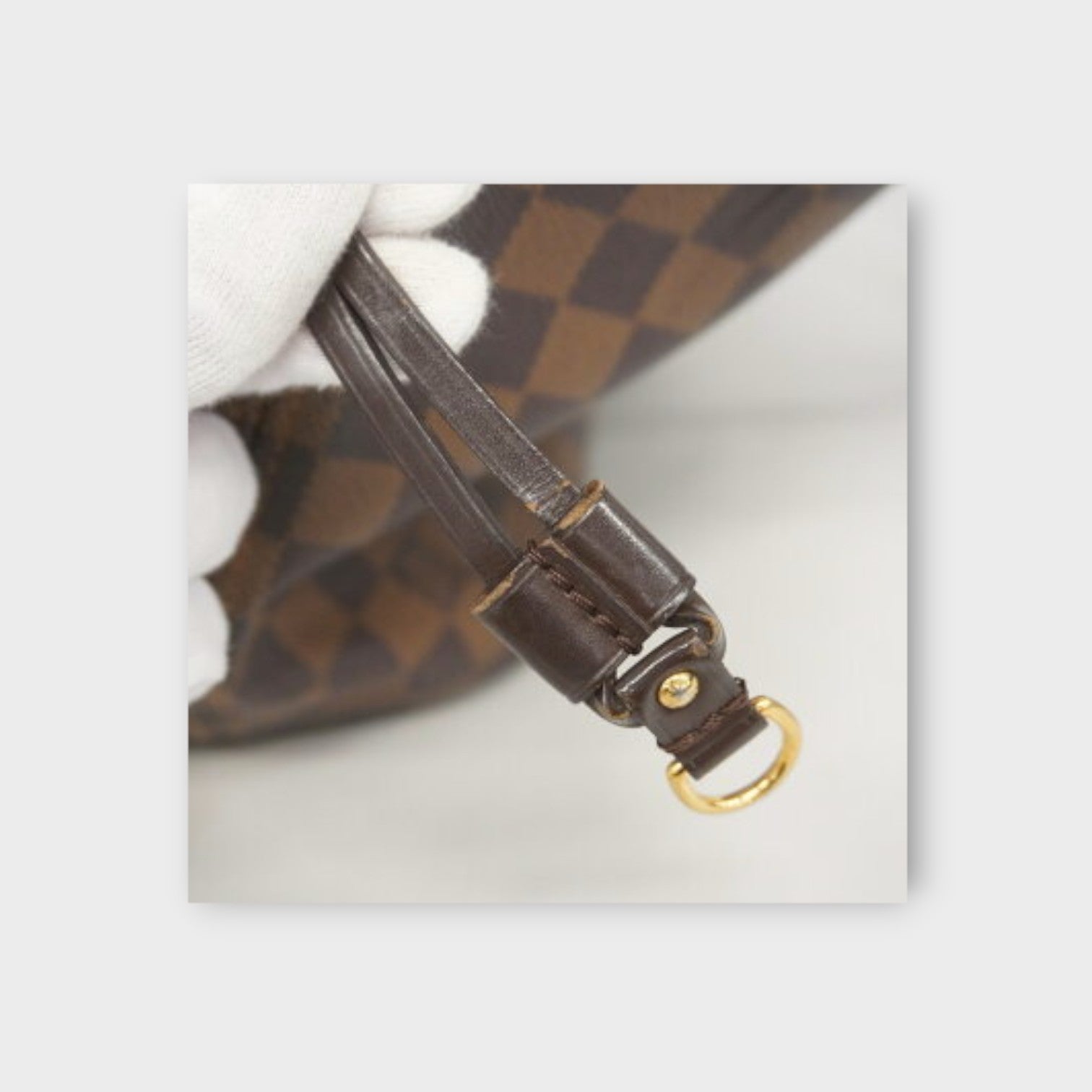 Louis Vuitton Tote Bag Damier Neverfull MM N40599 Ebene Ladies【B】