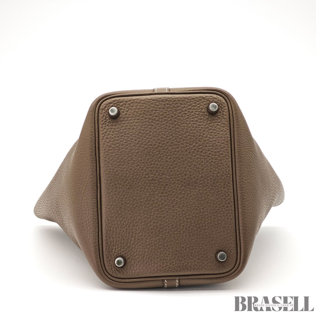 Hermes Picotin Lock PM 18 etoupe Handbag Women's With Padlock Key