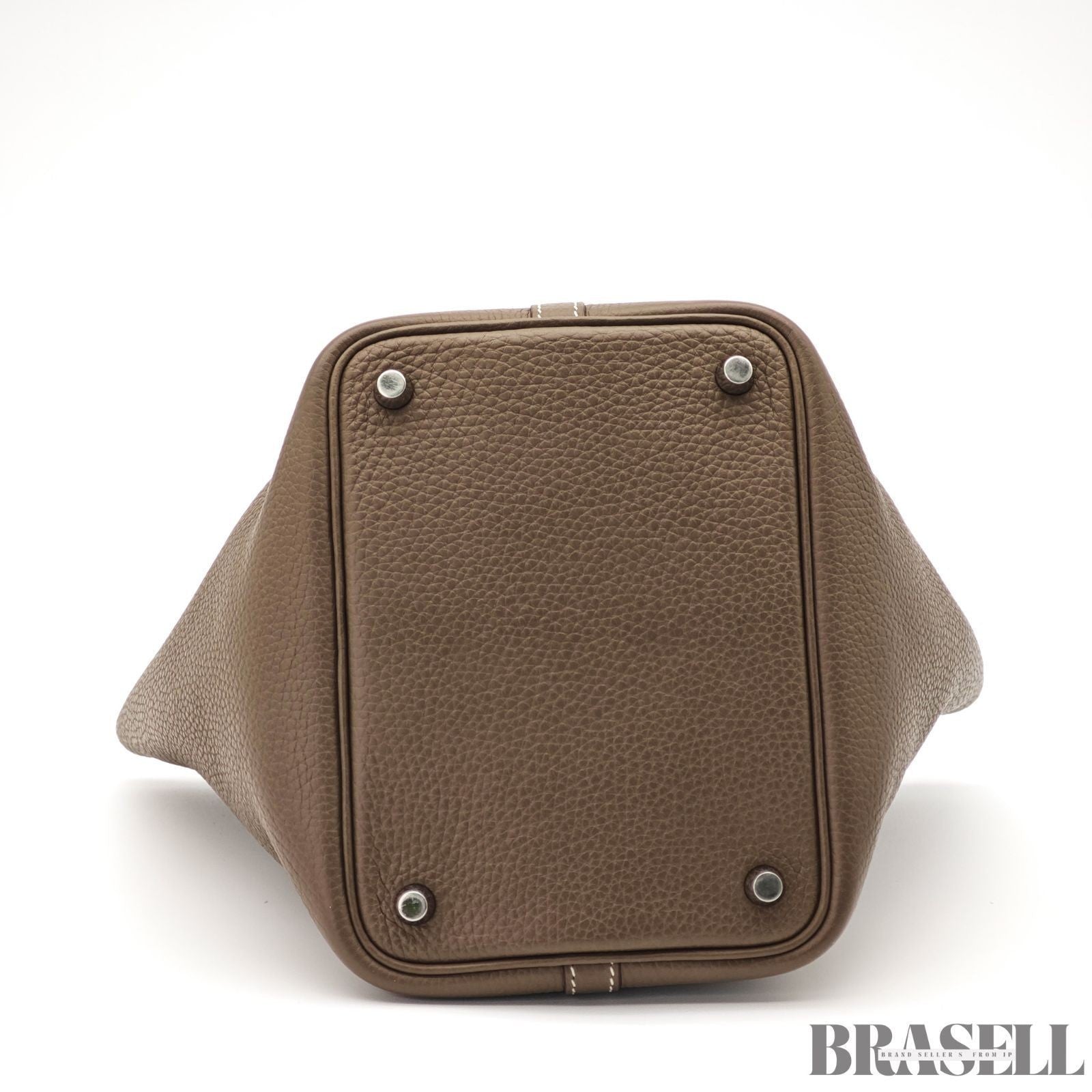 Hermes Picotin Lock PM 18 etoupe Handbag Women's With Padlock Key