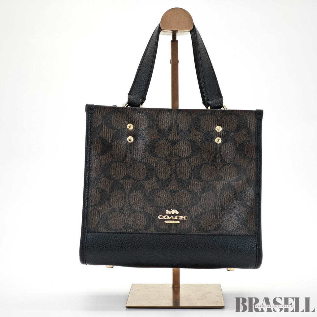 COACH Willow Tote CR677 Bag Blue Handbag for Women's