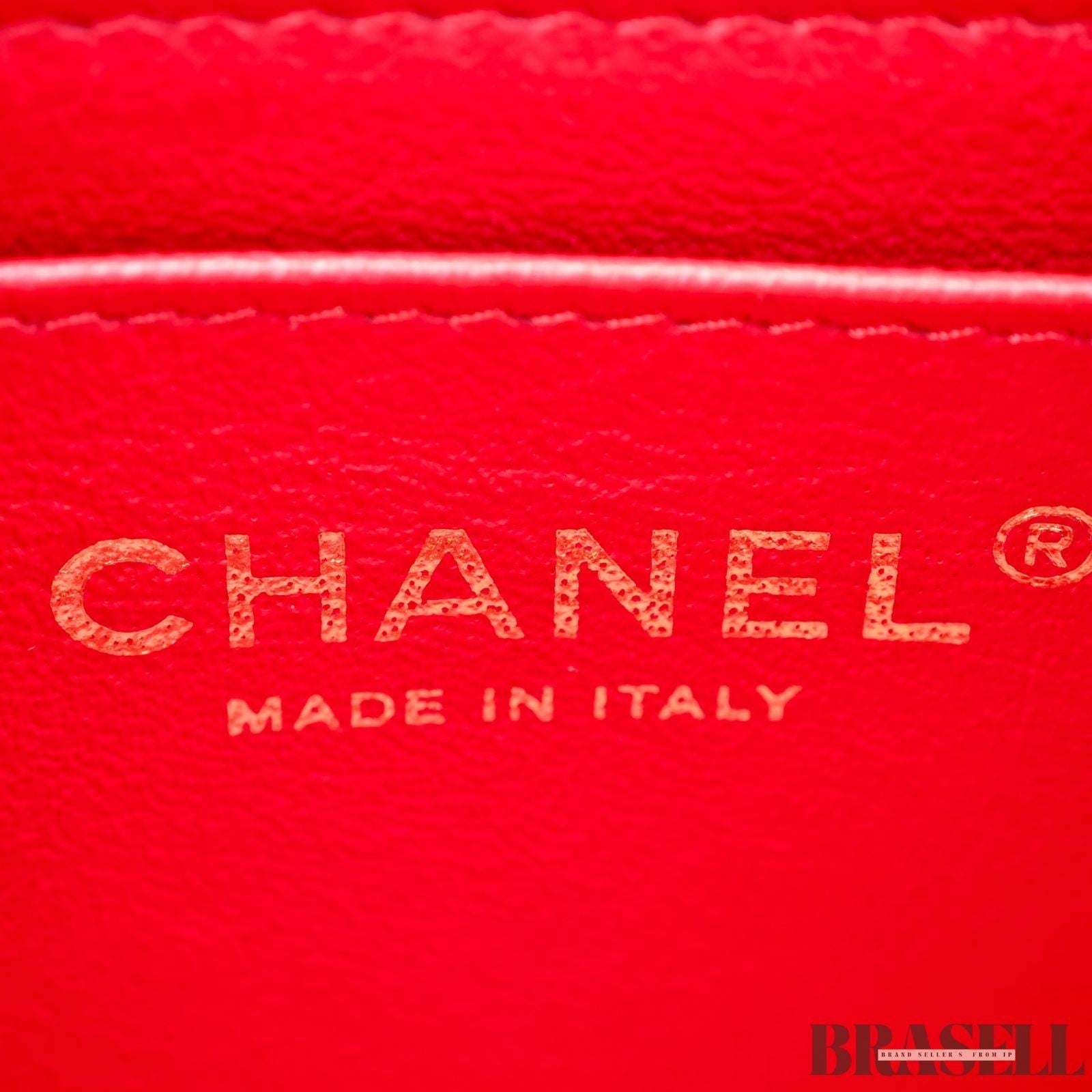 Chanel Mini Matelassé 20 Lambskin Single Flap Shoulder Bag Red Women