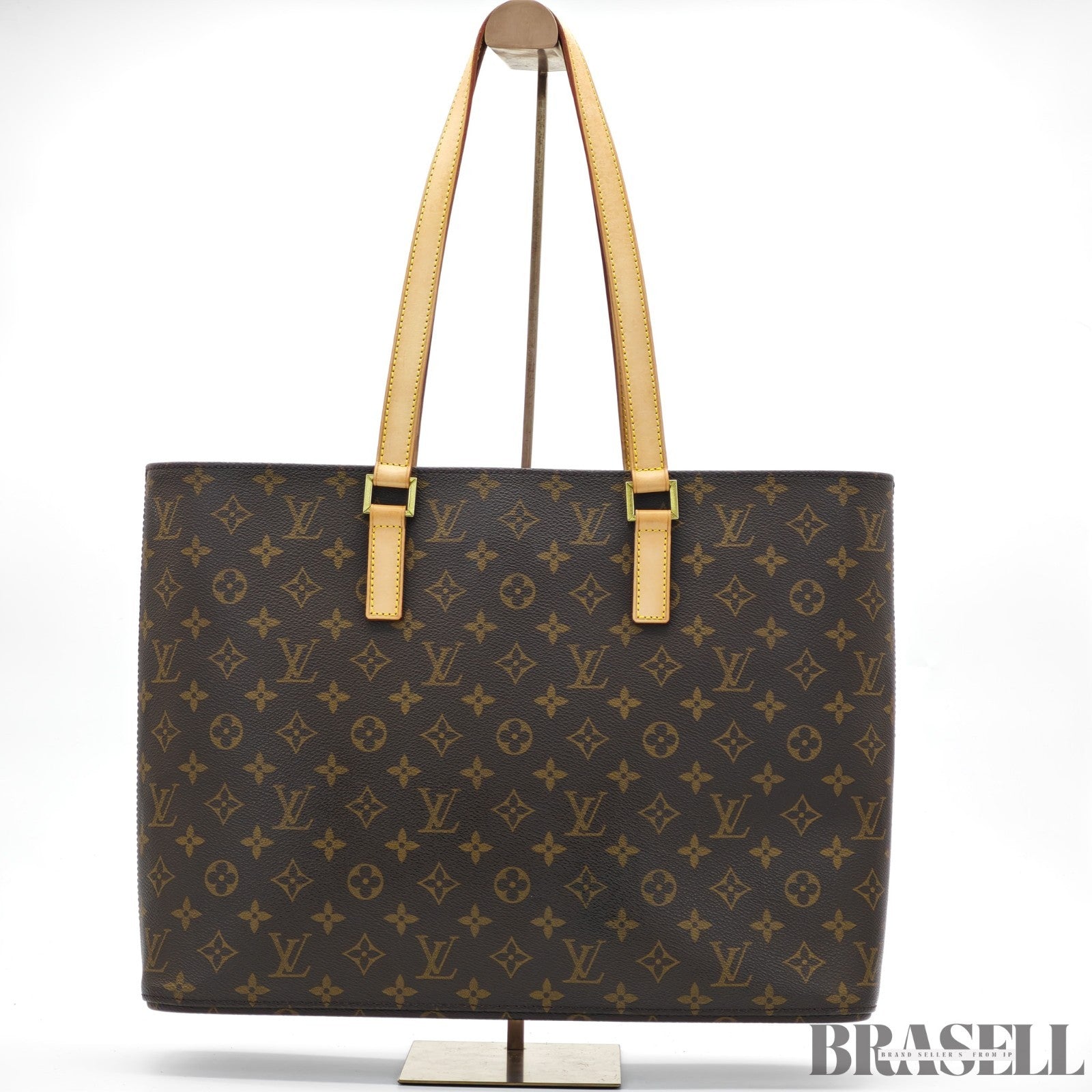 LOUIS VUITTON Luco M51155 Tote Bag Monogram Brown