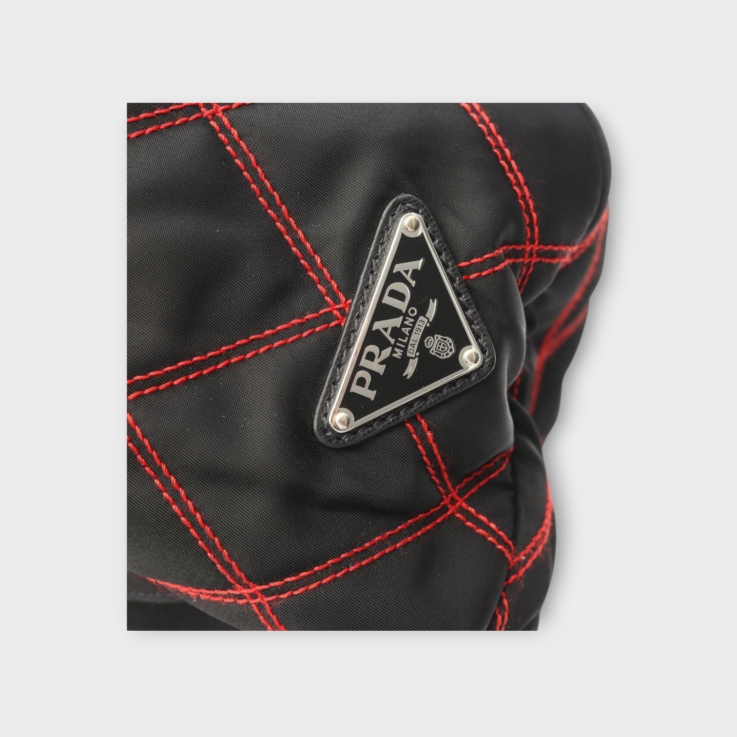Prada Tessuto Patch Backpack Nylon Saffiano Leather 2VZ135 Multicolor 【A】