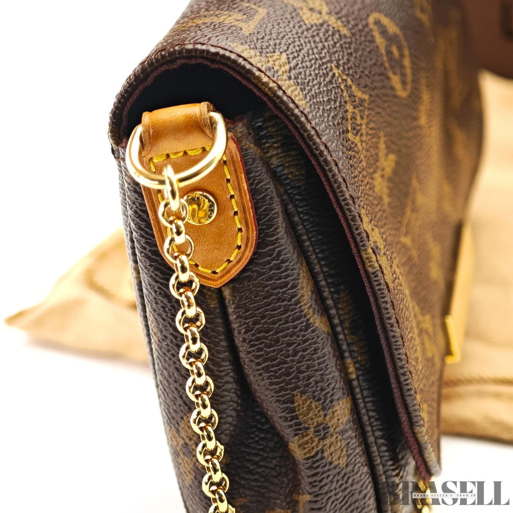LOUIS VUITTON Monogram Favorit MM Shoulder Bag 2way M40718 Auth FL3175