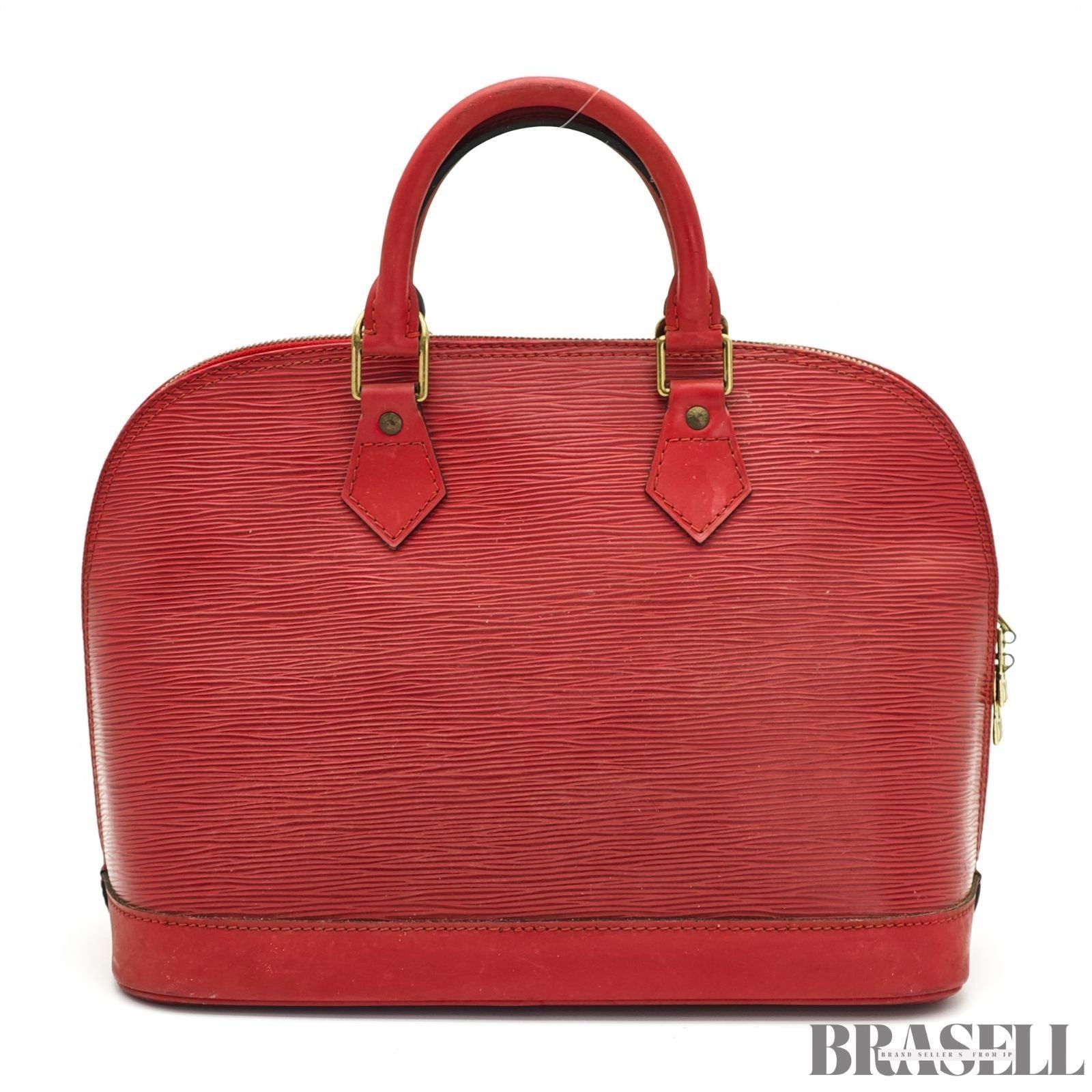 LOUIS VUITTON Alma PM M52147 Red Epi Leather Handbag Women’s