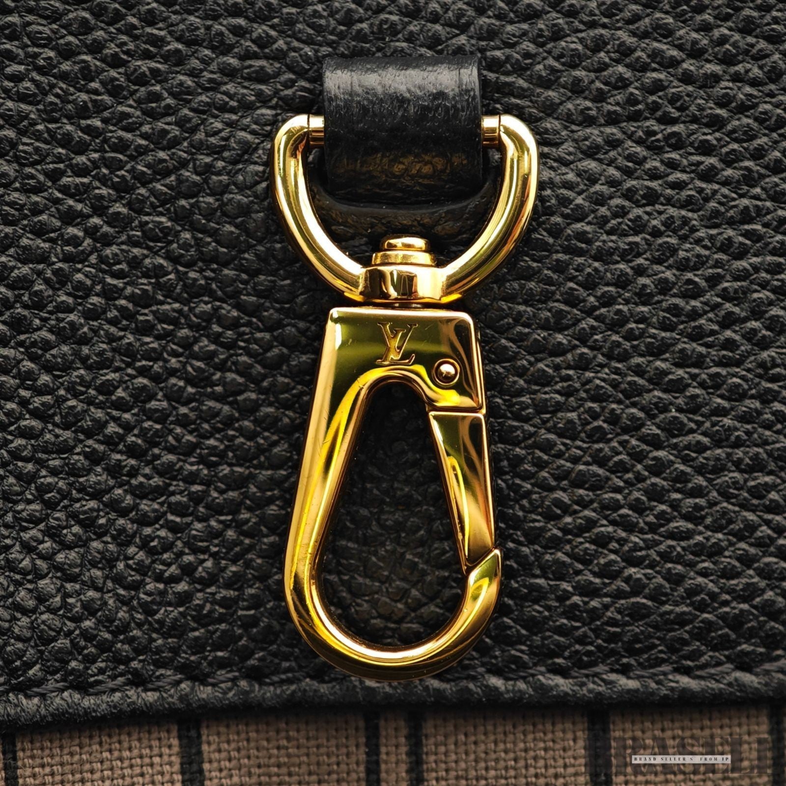 Louis Vuitton Montaigne BB M41048 Monogram Empreinte Black Handbag Bag Women