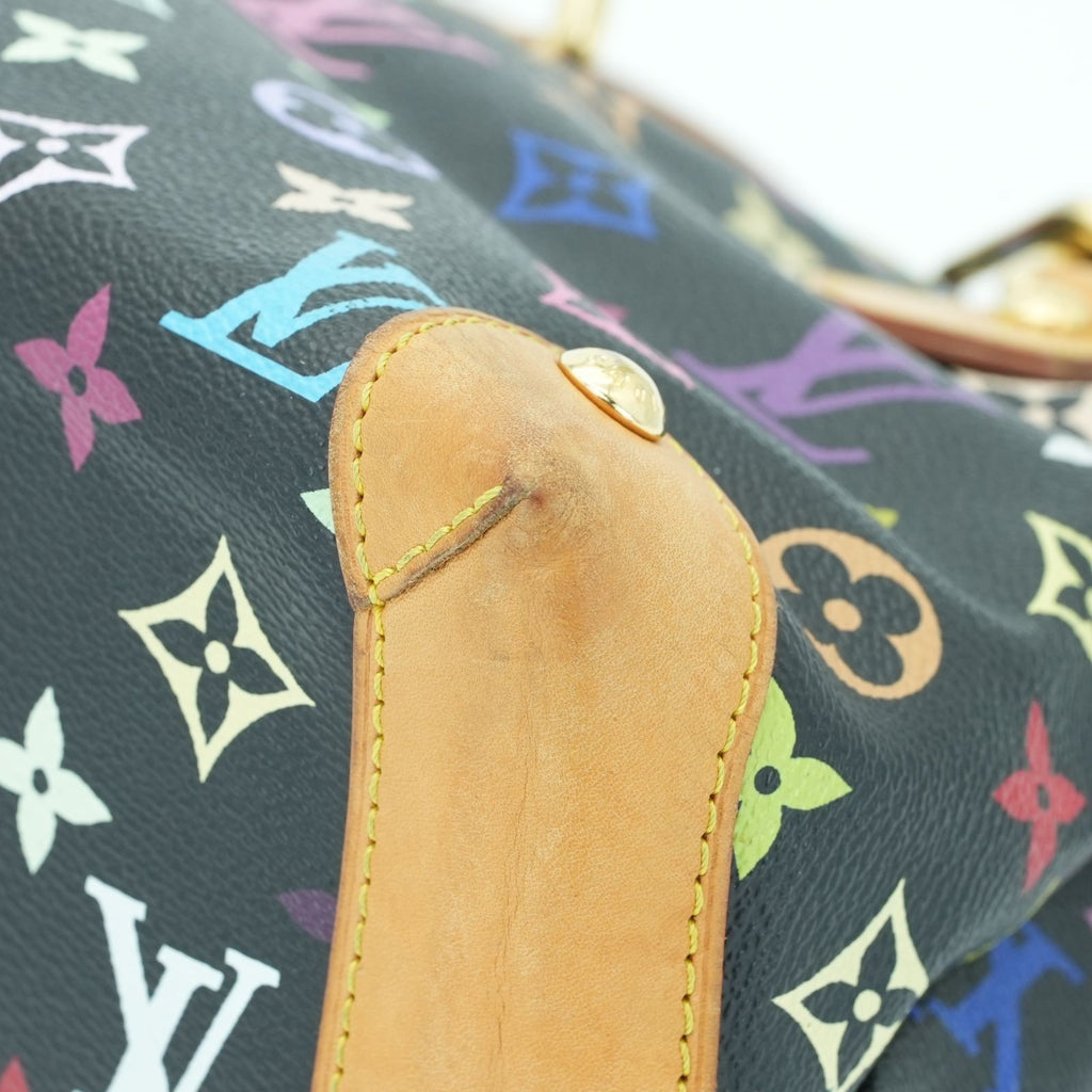 LOUIS VUITTON Multicolore Audra M40048 Handbag Noir Black Women's