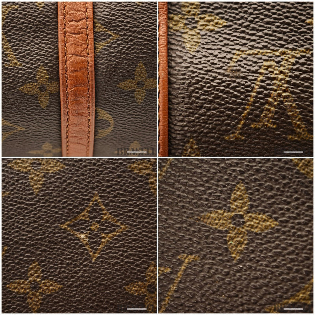 LOUIS VUITTON Papillon 30 M51365 Mini Boston Bag Monogram Brown Pouch