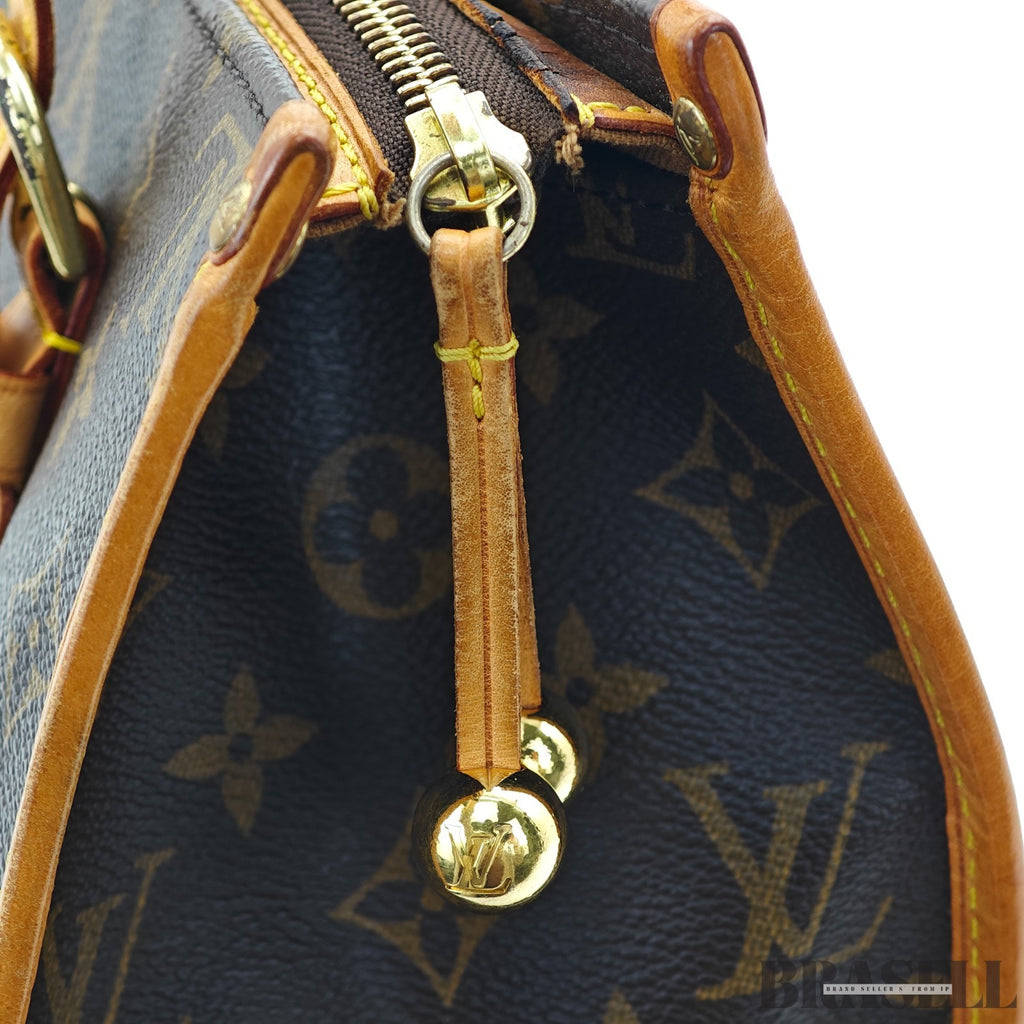LOUIS VUITTON Popincourt Au Tote Bag Monogram M40007 Canvas Brown