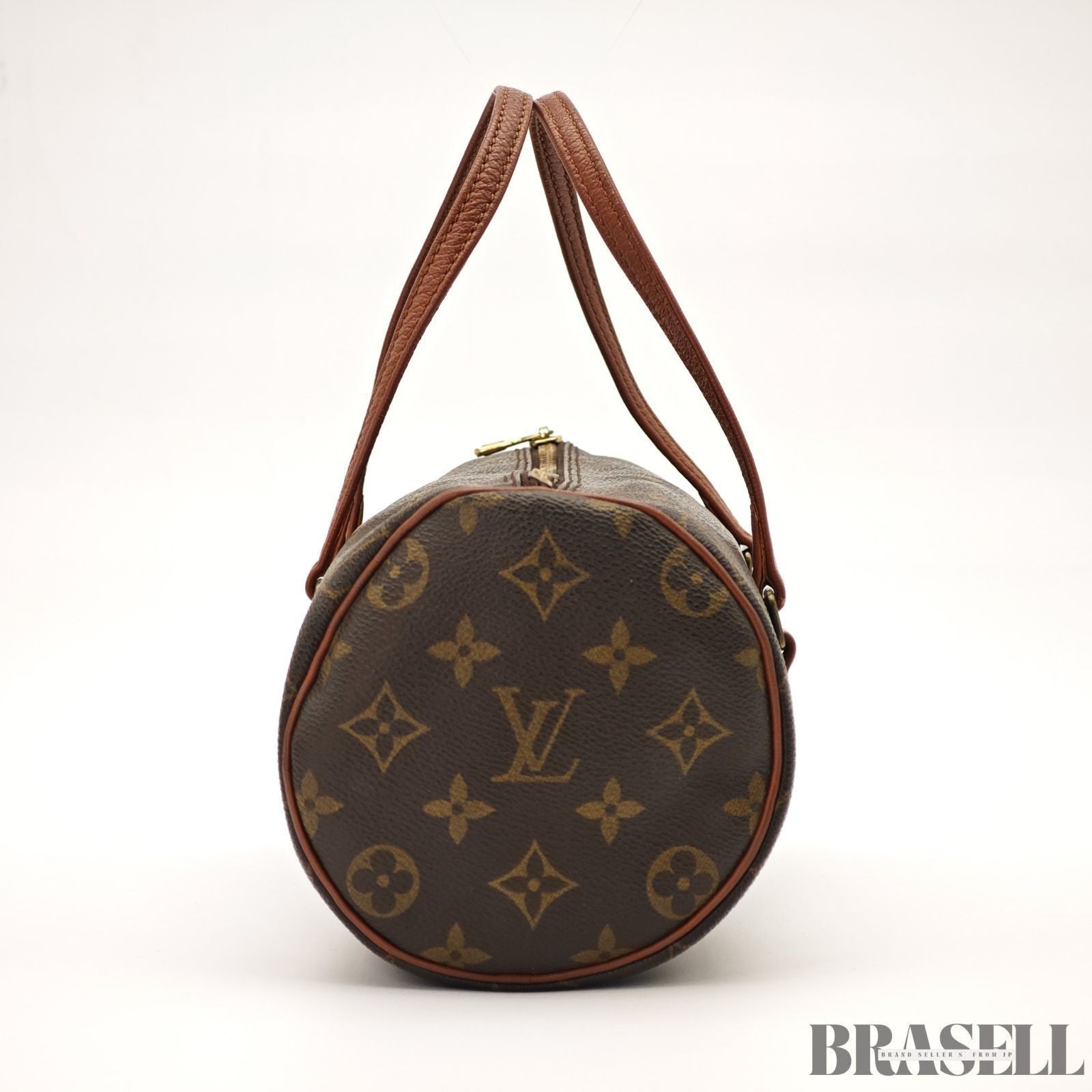LOUIS VUITTON Monogram Papillon 26 M51366 Women Handbag Mini Boston Bag Brown