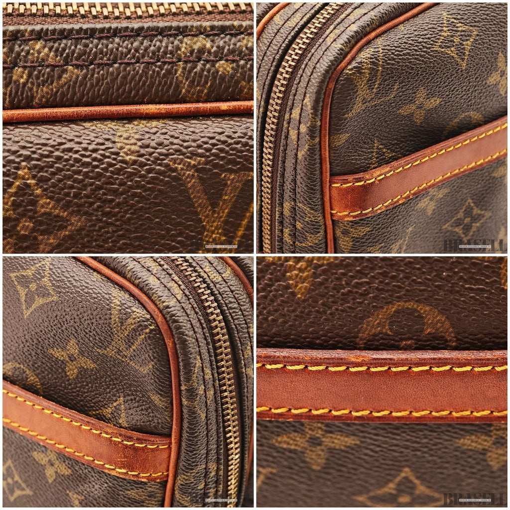 LOUIS VUITTON Reporter PM Crossbody Shoulder Bag Monogram Canvas Leather M45254