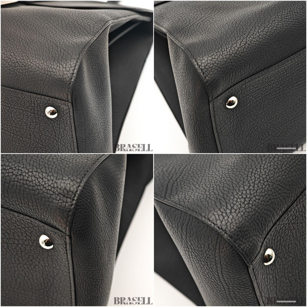 Delvaux Brillant MM Handbag Shoulder Bag 2-Way Black Women’s With Dust Bag