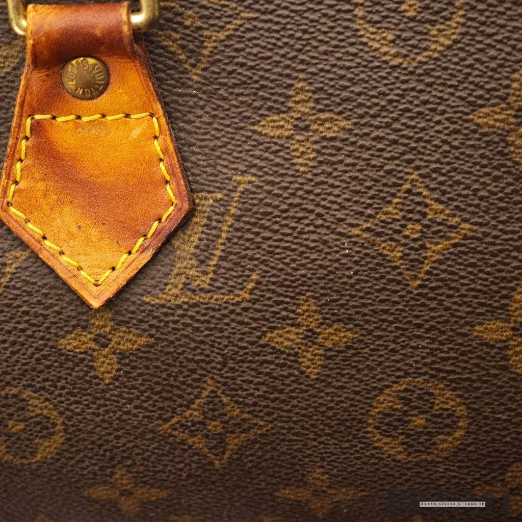 Louis Vuitton Monogram Speedy 30 M41108 Handbag Mini Boston Bag Canvas Brown