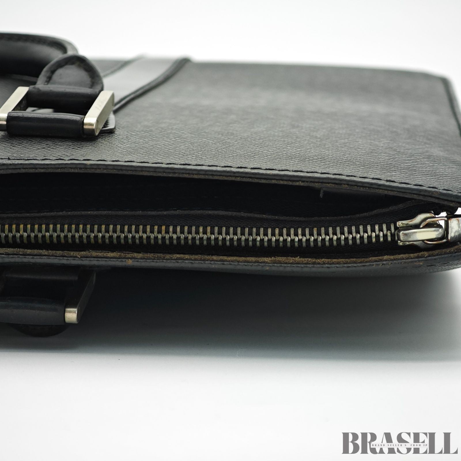 LOUIS VUITTON Taiga Porte-Documents Rosan M30052 Black Briefcase Men and Women