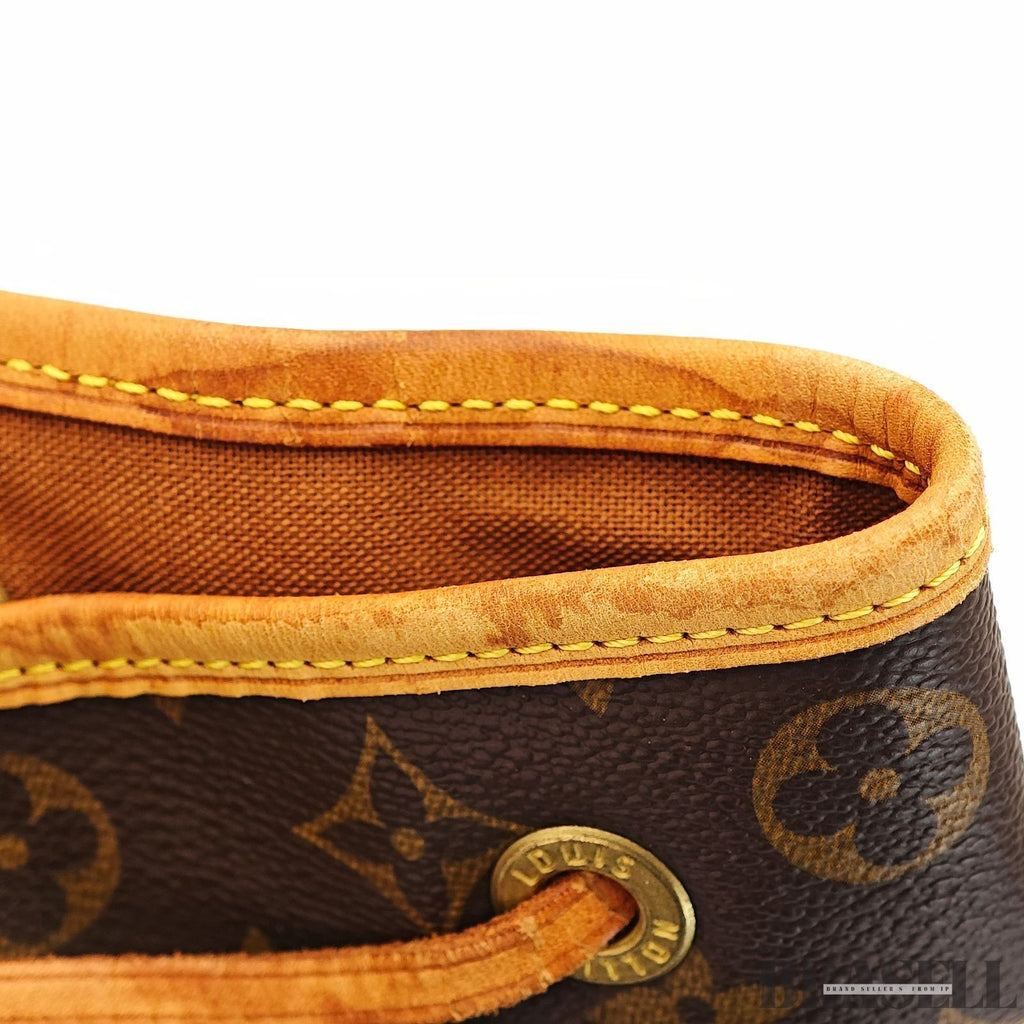 Louis Vuitton Montsouris GM M51135 Backpack Travel Monogram Canvas Leather Brown