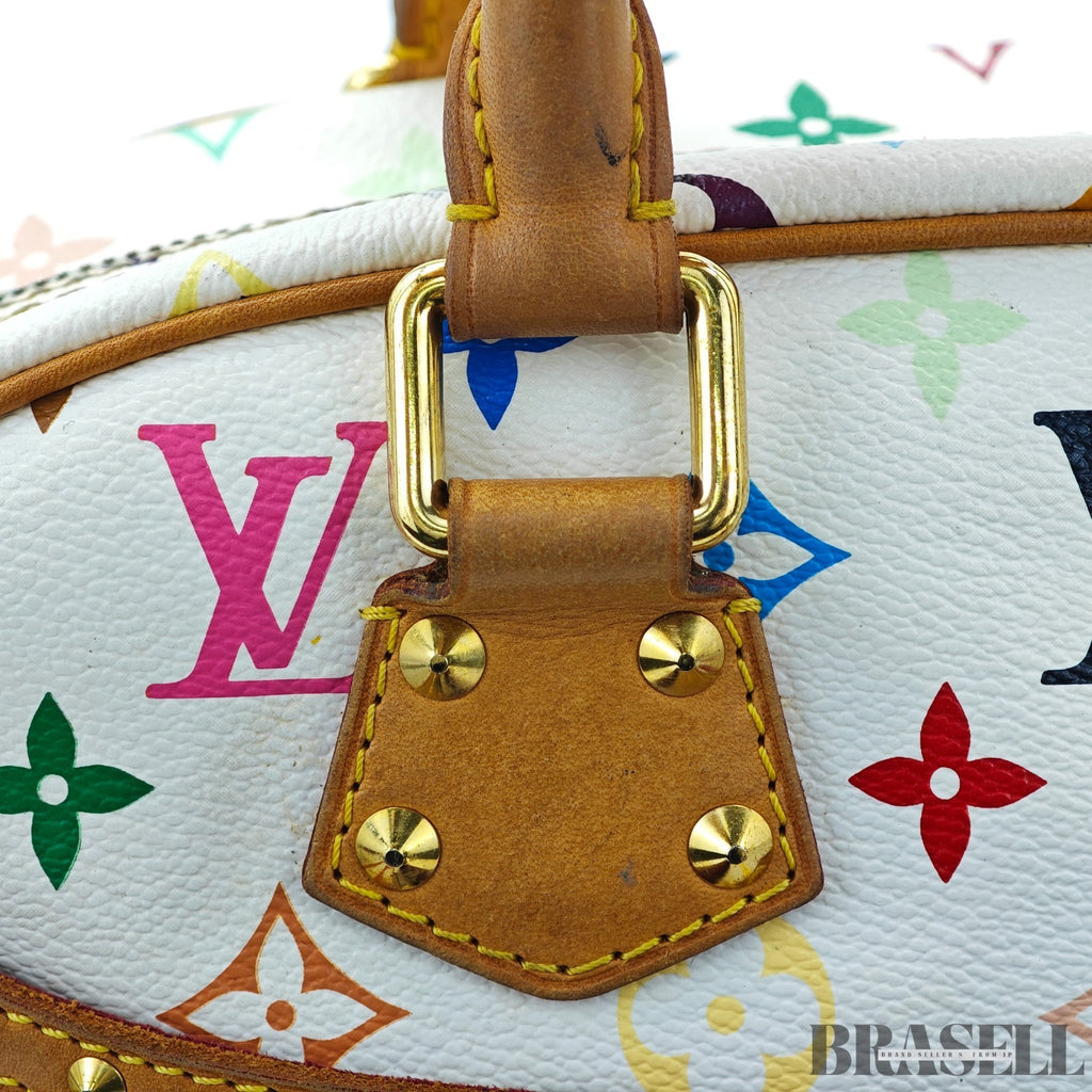 LOUIS VUITTON Trouville Bag M92663 Monogram Handbag Multicolore Blanc