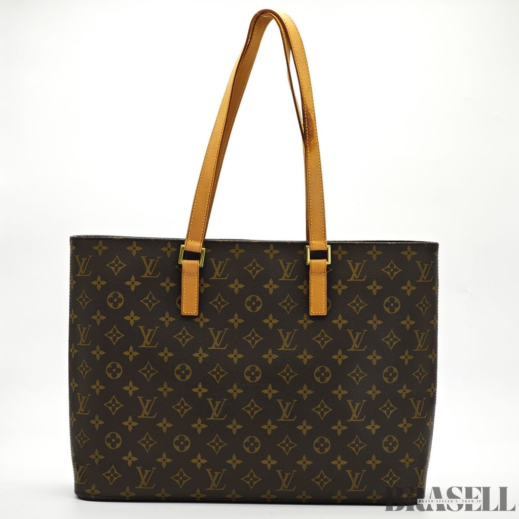 LOUIS VUITTON Luco M51155 Monogram Large Shoulder Tote Bag Brown Women’s