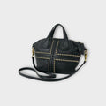 Givenchy Micro Nightingale 2Way Handbag Black Studs Leather Gold Hardware 【A】