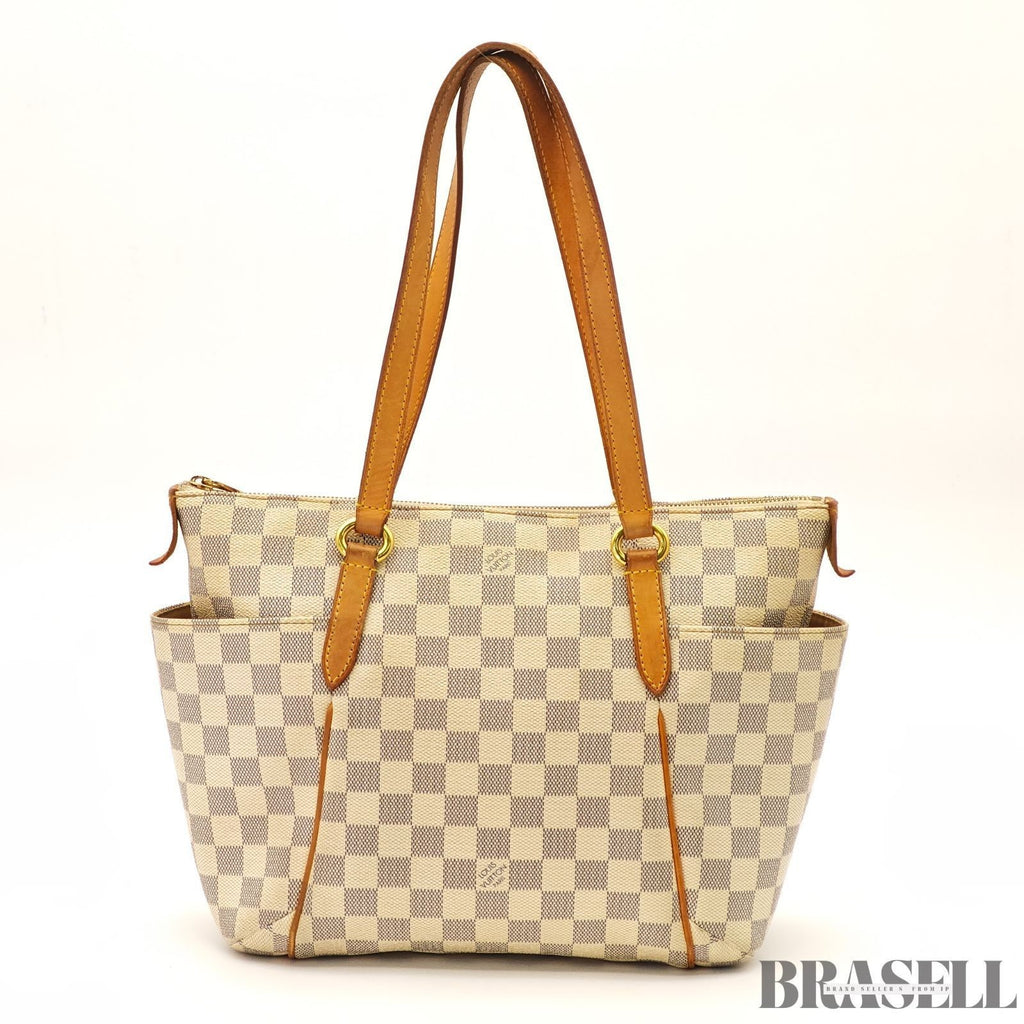Louis Vuitton Totally MM Damier Azur N51262 Handbag Tote Bag Beige Large