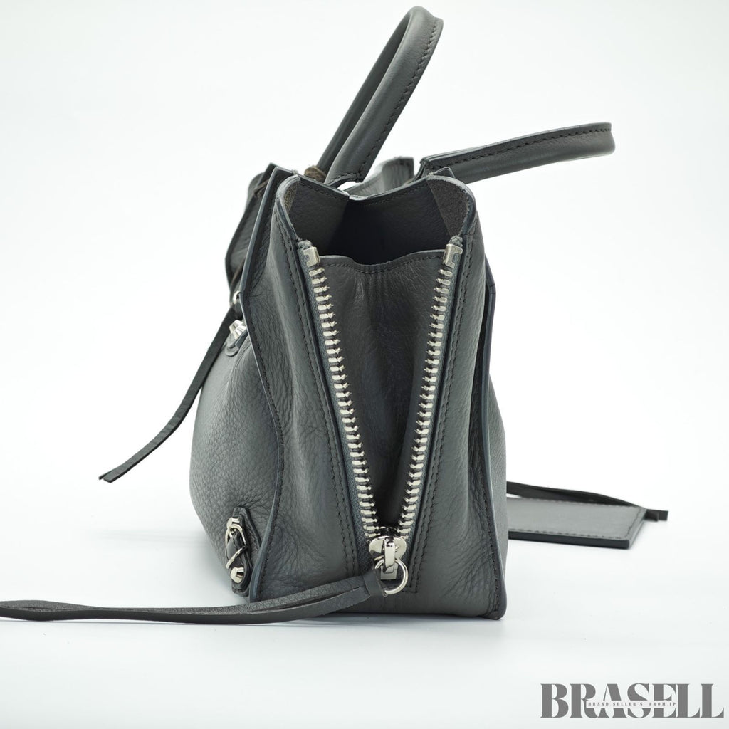 BALENCIAGA 2-Way Handbag Shoulder Bag Paper A4 357333 Gray color