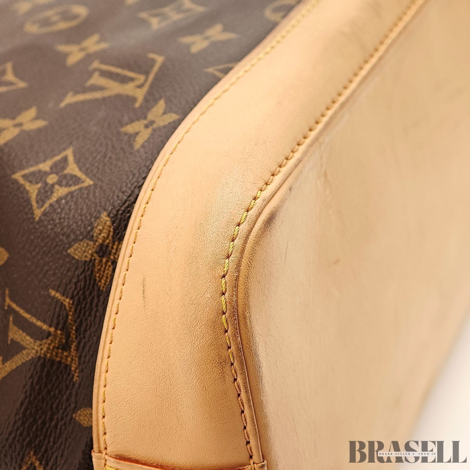 Louis Vuitton Lockit Horizontal Tote Bag M40104 Monogram Canvas Leather Brown