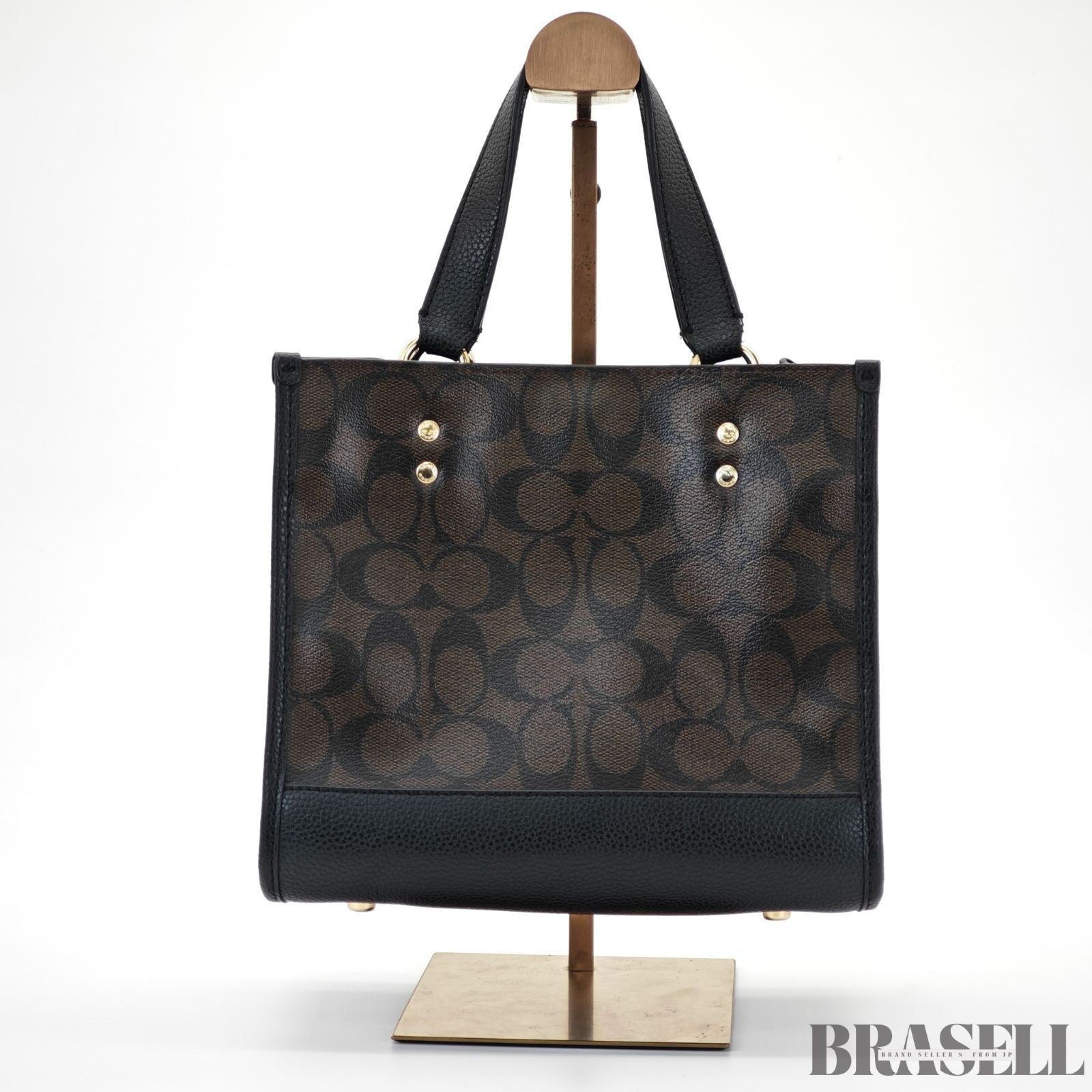 COACH Willow Tote CR677 Bag Blue Handbag for Women's