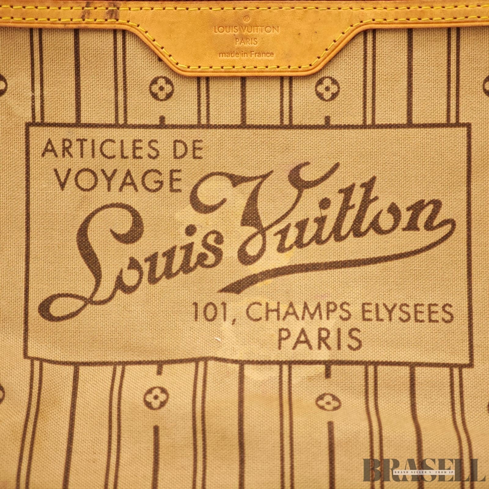 LOUIS VUITTON Neverfull MM Monogram Canvas Tote Bag M40156 France Made VI0078