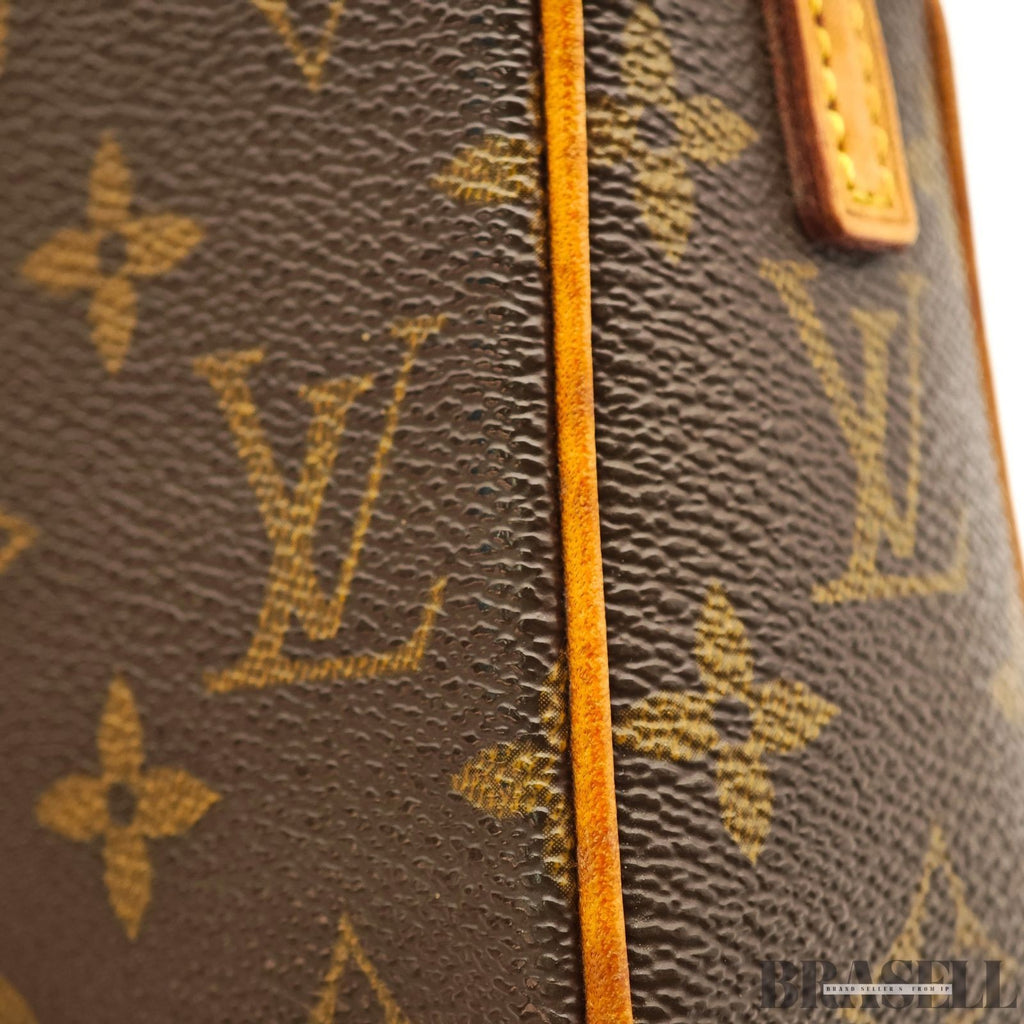 Louis Vuitton Recital M51900 Monogram Canvas Brown Handbag w/Box Dust Bag