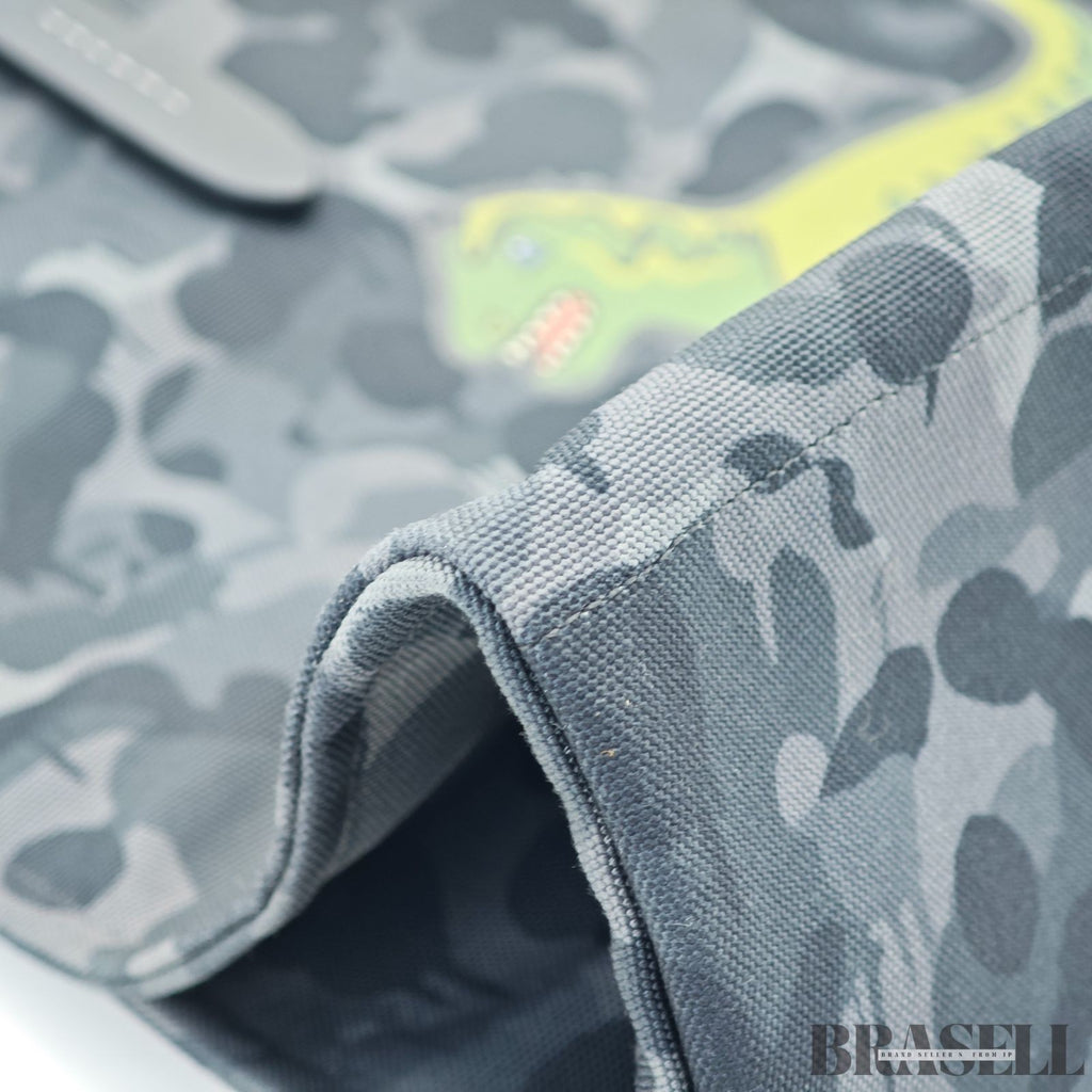 COACH Camo Print and Rexy Tote CCD11 A5F Dinosaur Tote Bag Black