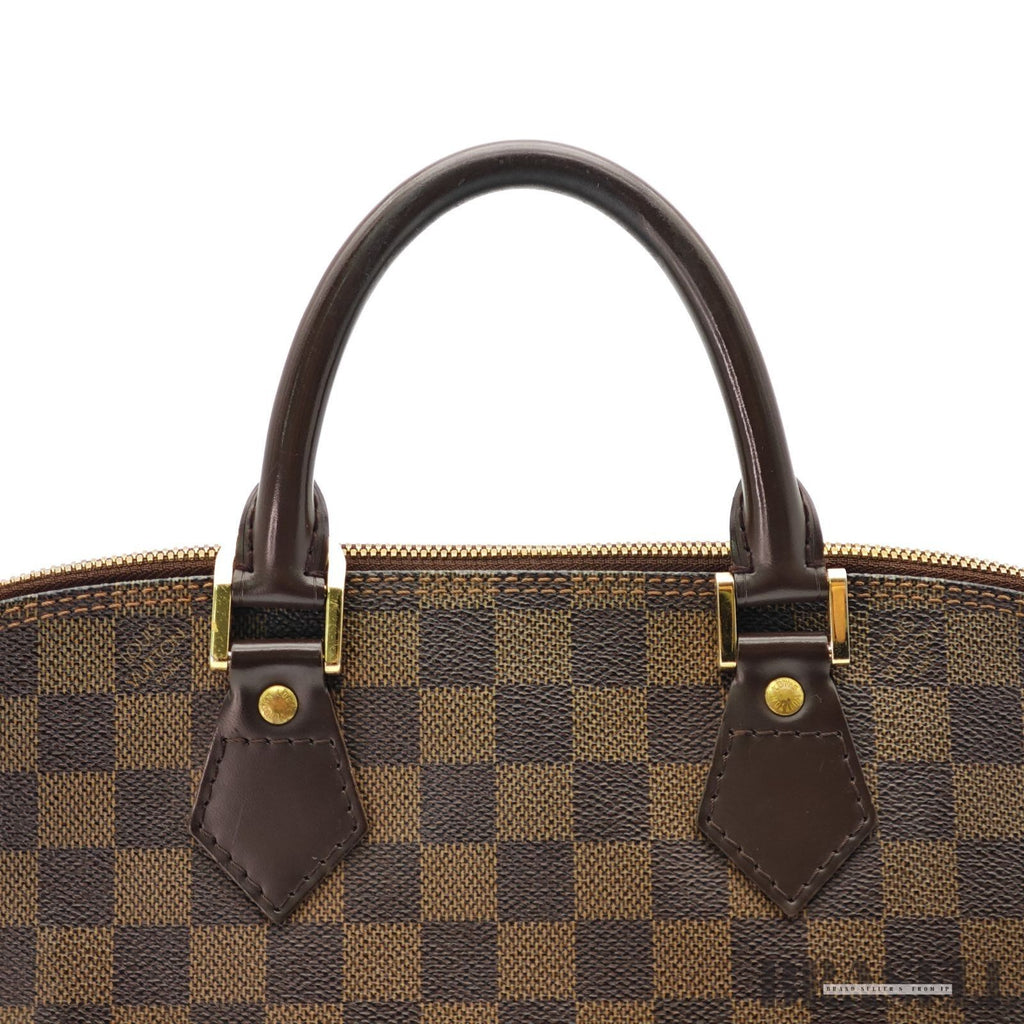 LOUIS VUITTON Alma Handbag Tote Bag Damier Ebene Canvas Brown N53151