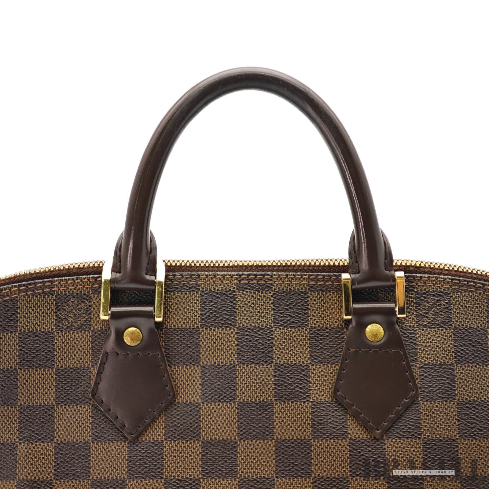 LOUIS VUITTON Alma Handbag Tote Bag Damier Ebene Canvas Brown N53151