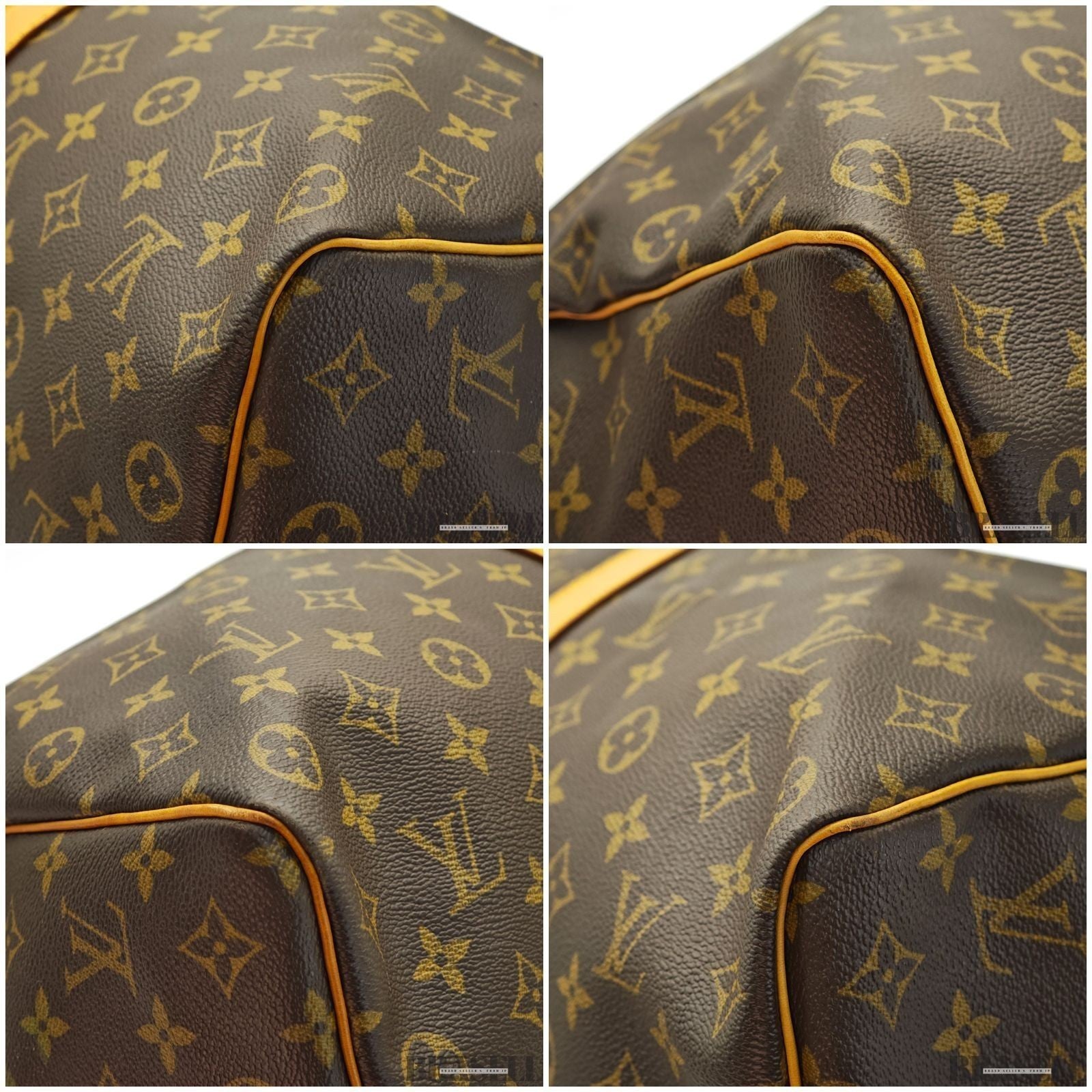 LOUIS VUITTON Keepall 50 M41426 Monogram Travel Boston Bag Brown Women's Men's