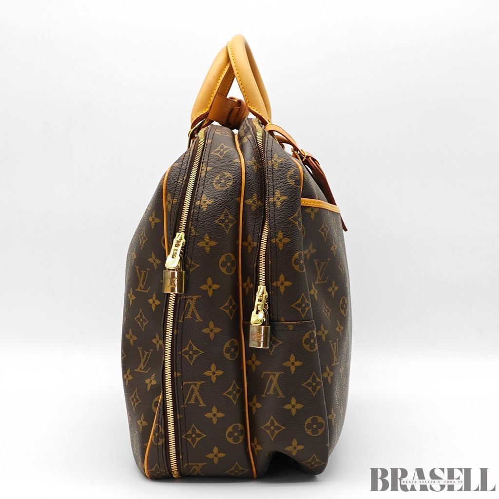 Louis Vuitton Alize 24 Heures Monogram M41399 2way Handbag Shoulder Bag Brown