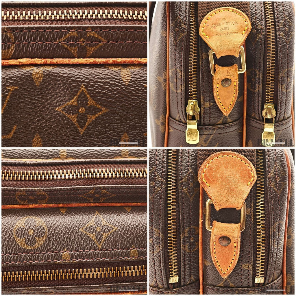 Louis Vuitton Monogram Reporter PM M45254 Shoulder Bag Horizontal Brown