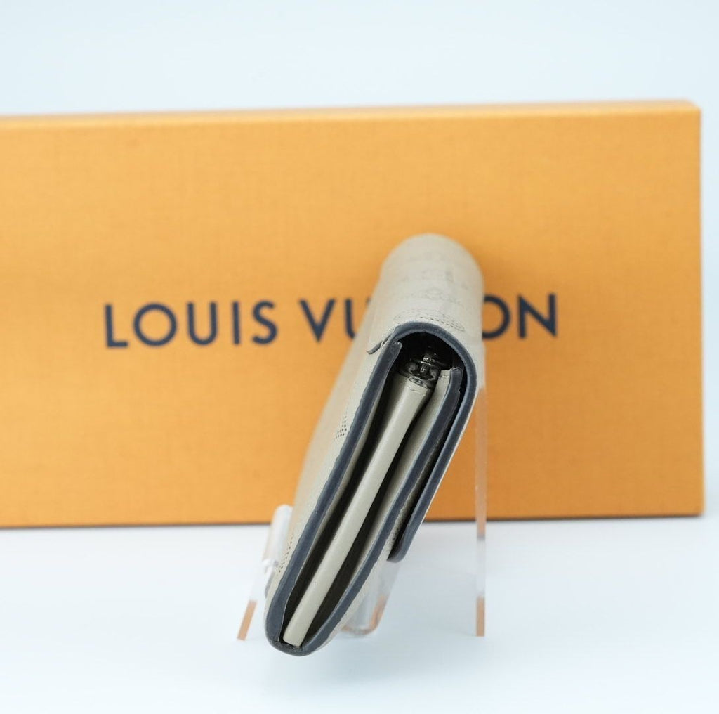 LOUIS VUITTON Mahina Portefeuille Iris Long Wallet M60144 Beige