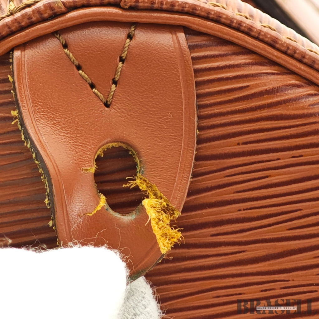 Louis Vuitton Epi Speedy 30 Brown M43003 Leather Brown Handbag Woman