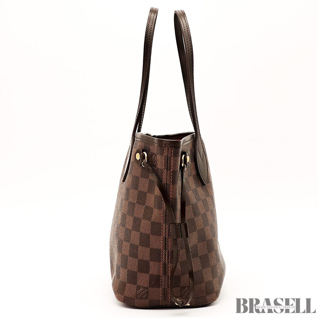 Louis Vuitton Neverfull PM N51109 Handbag Tote Bag Large Capacity Work Brown