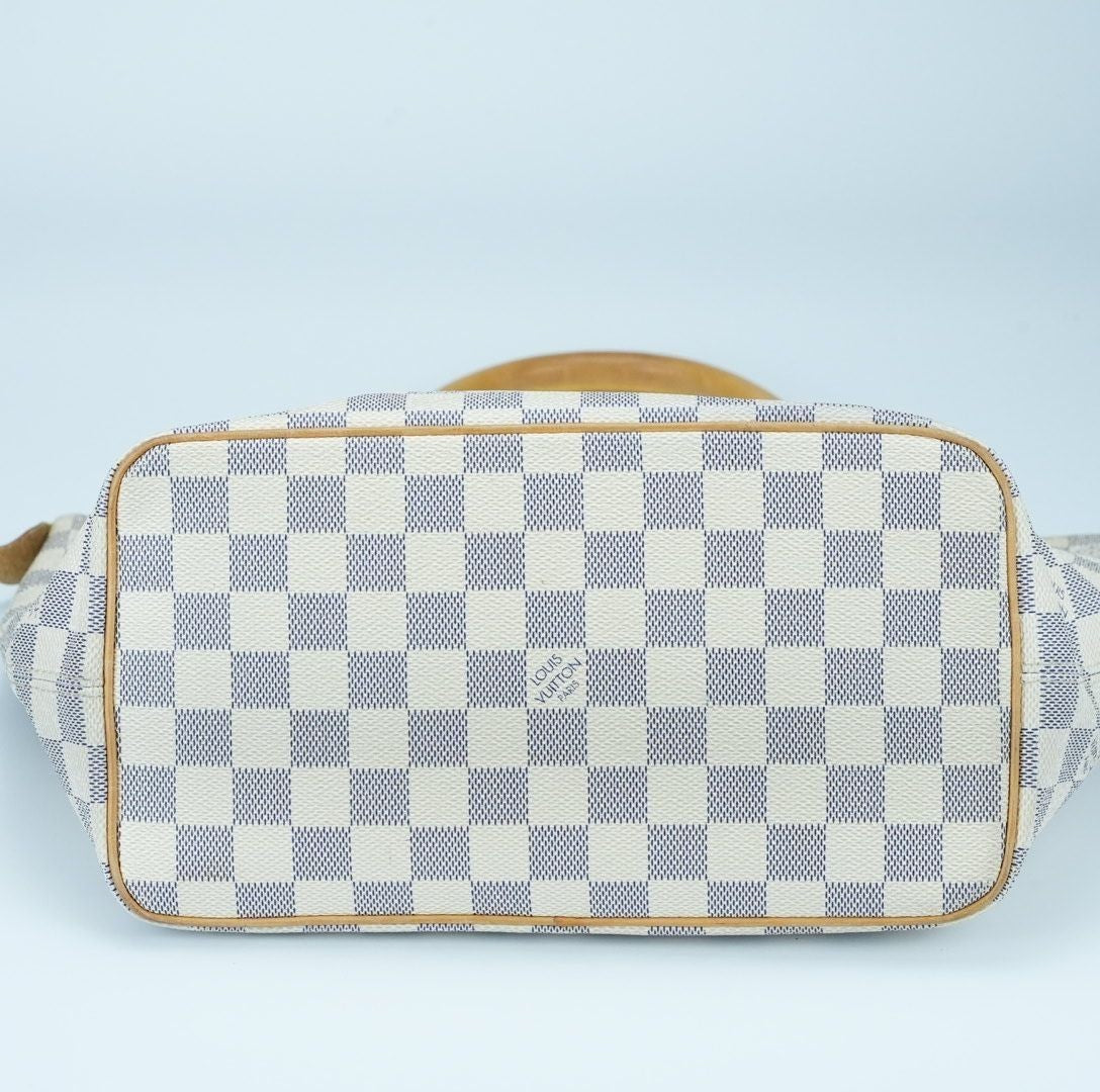 LOUIS VUITTON Damier Azur Saleya PM N51186