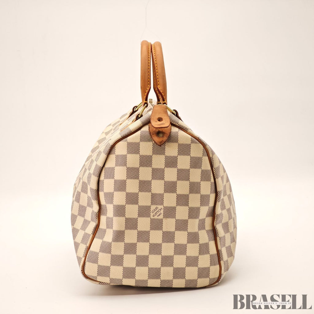 LOUIS VUITTON  Damier Azur Speedy 35 N41535 Handbag White Boston Bag Women's