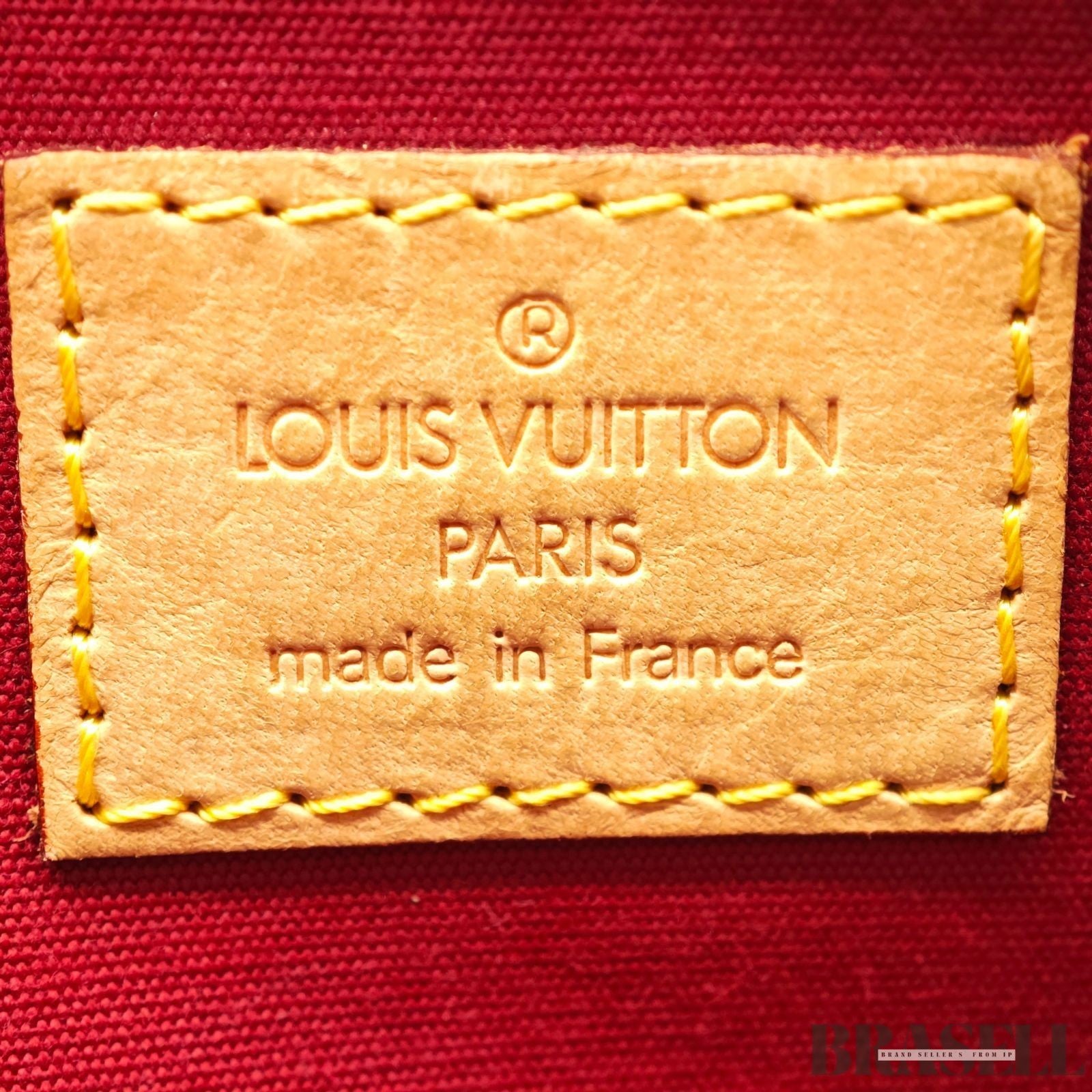LOUIS VUITTON Monogram Vernis Bellevue PM Tote Bag Handbag Pomme D'amour M93583