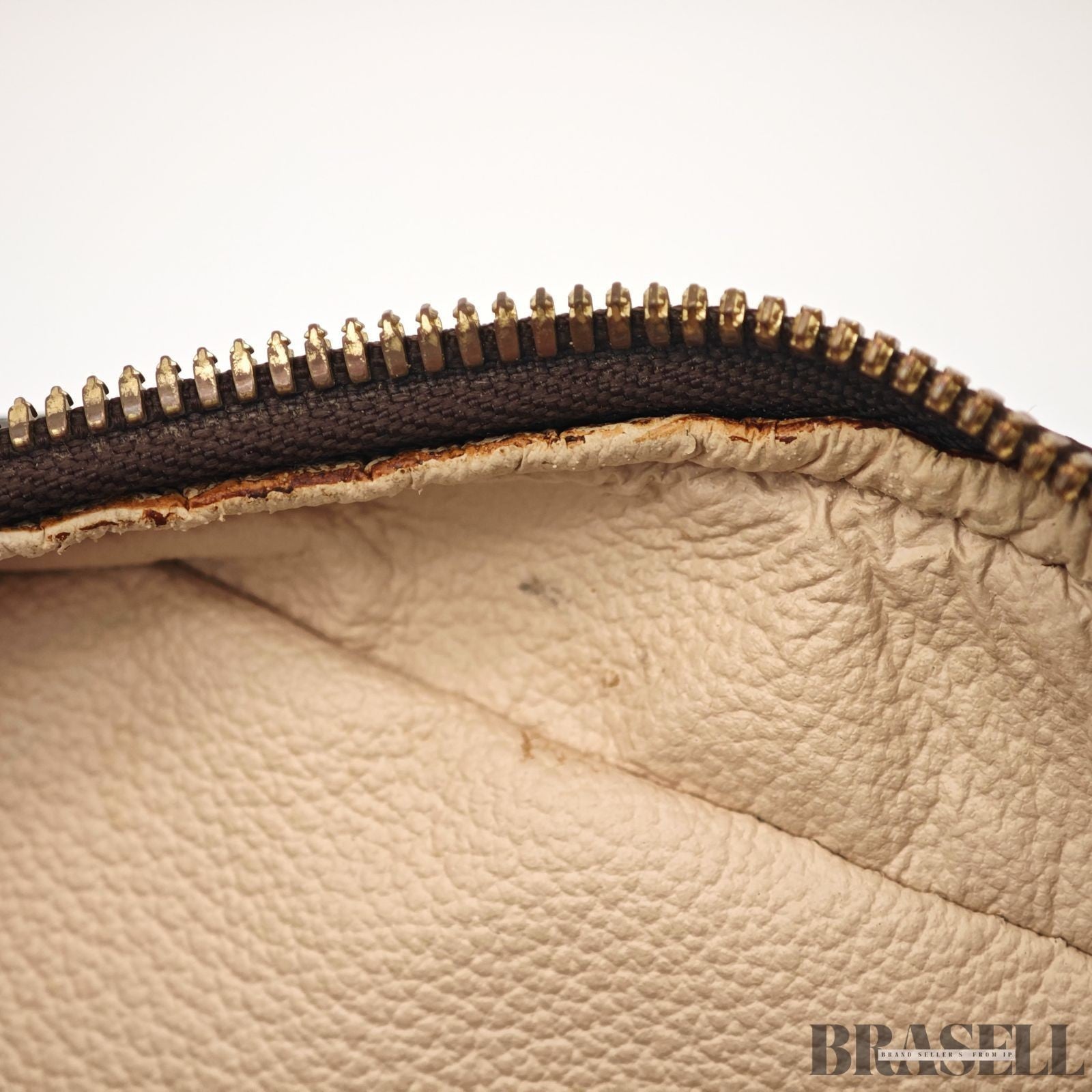 Louis Vuitton Spontini M47500 Monogram Handbag Shoulder Bag 2Way Brown
