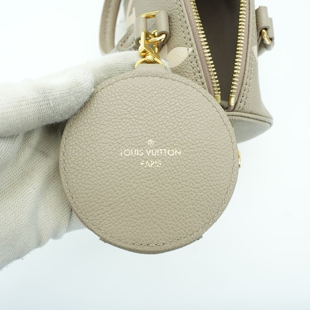 LOUIS VUITTON Empreinte Giant Papillon BB M46031 Handbag Beige Tourtière Cream