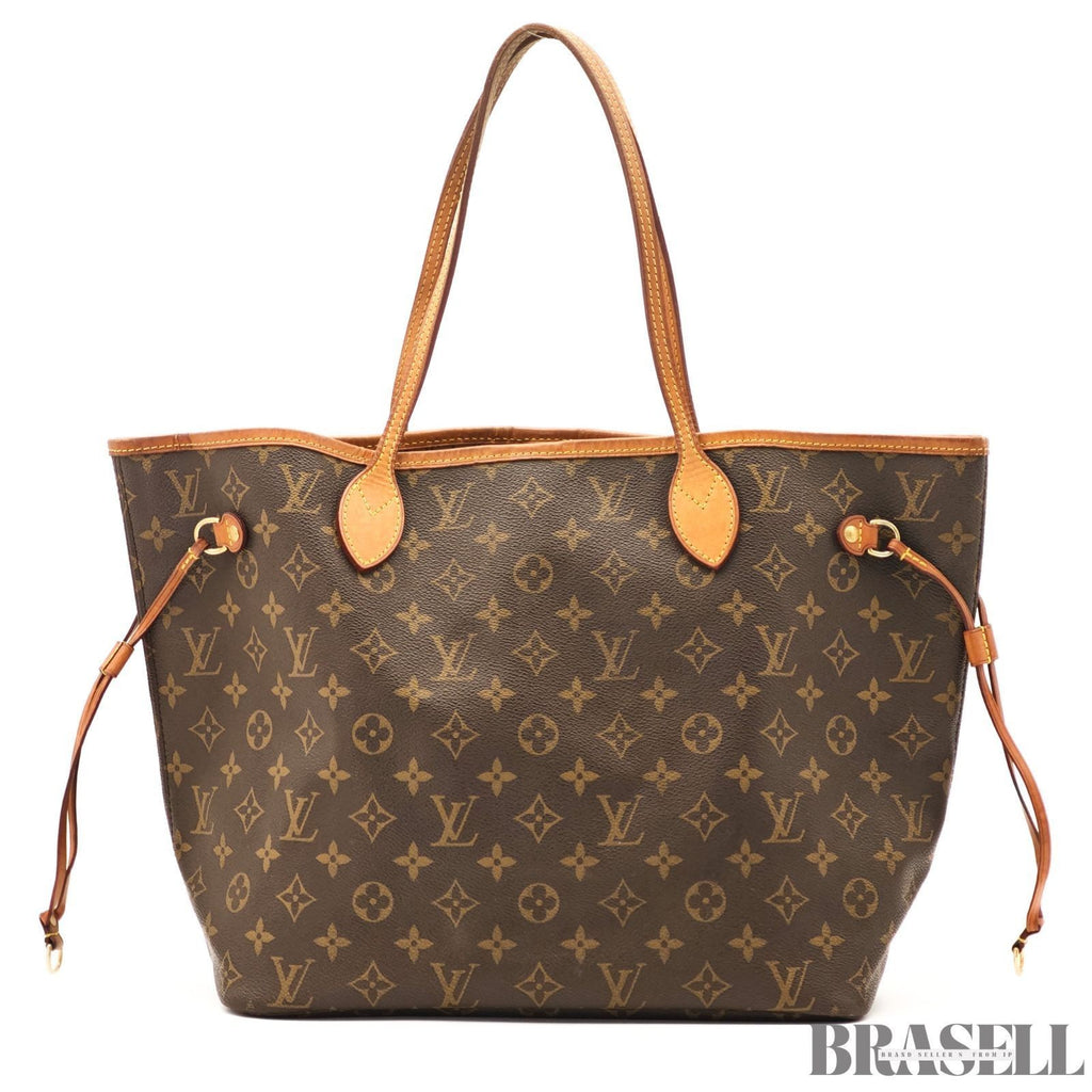 LOUIS VUITTON Neverfull MM M40156 Tote Bag Brown Monogram Canvas Large Women's