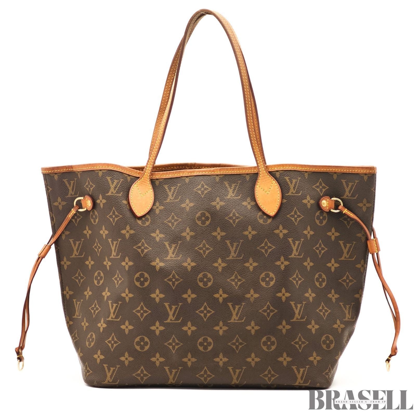 LOUIS VUITTON Neverfull MM M40156 Tote Bag Brown Monogram Canvas Large Women's