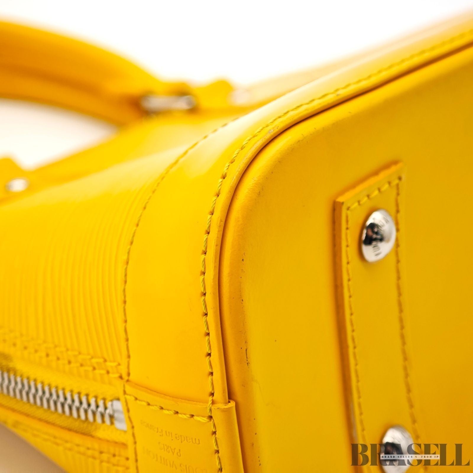 LOUIS VUITTON M40866 Epi Alma BB 2Way Citron Shoulder Bag Crossbody Handbag
