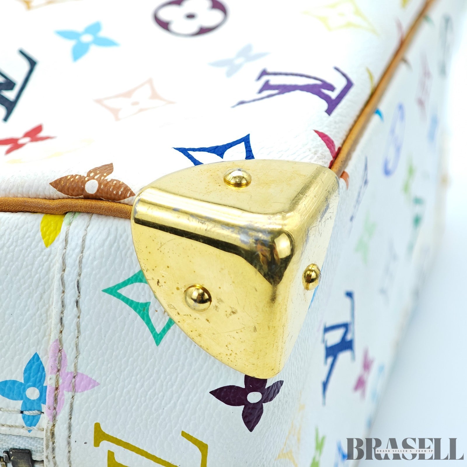 LOUIS VUITTON Trouville Bag M92663 Monogram Handbag Multicolore Blanc