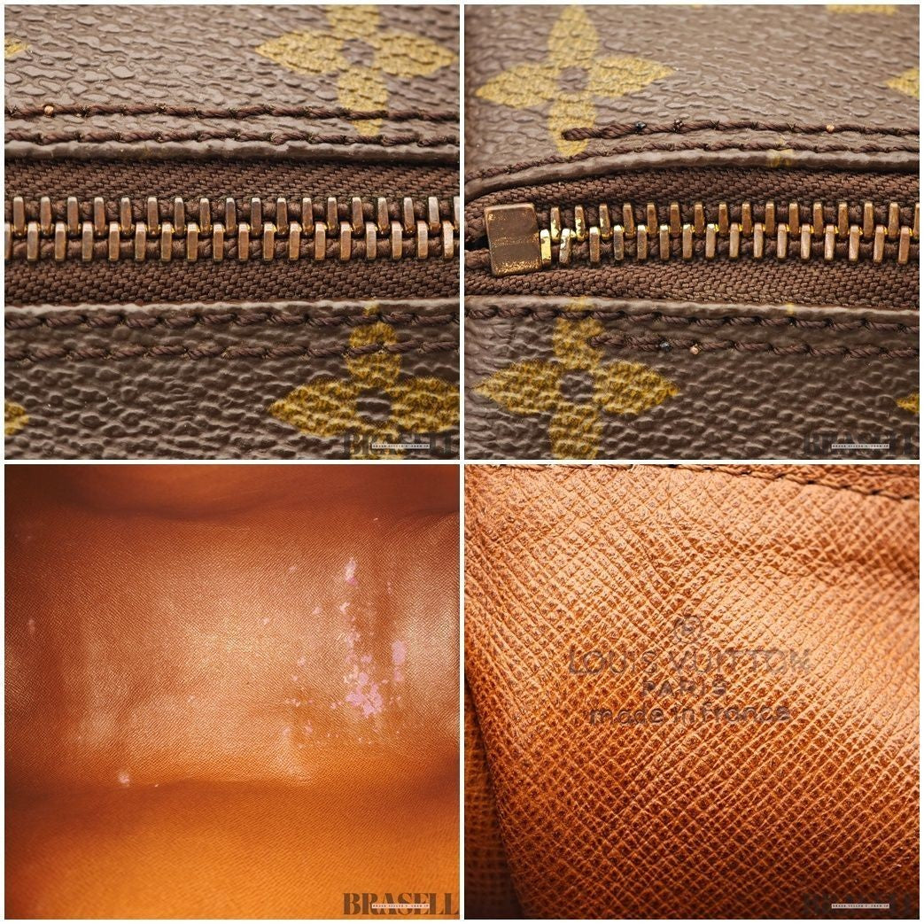 LOUIS VUITTON Monogram Papillon 30 M51385 HandBag Mini Boston Bag Brown France